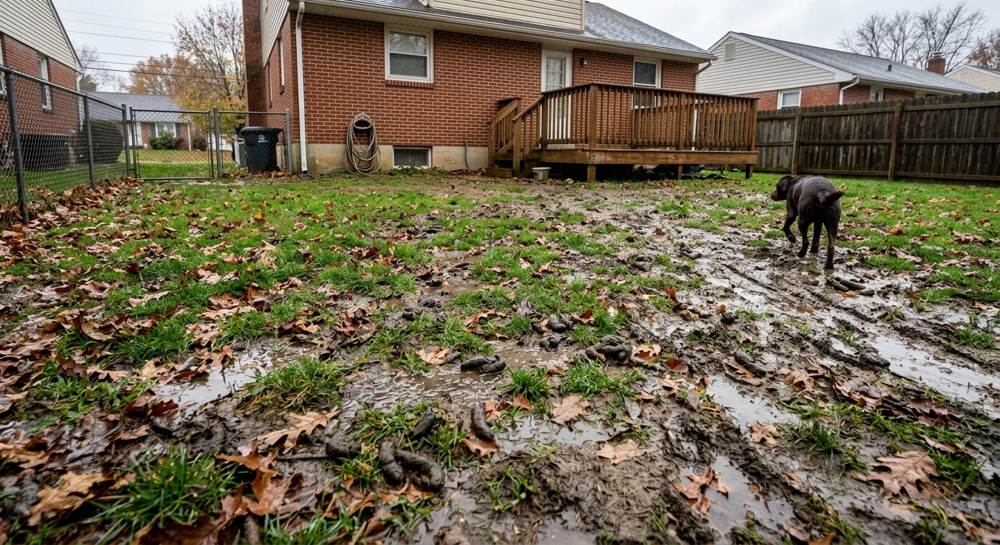 Pet waste runoff in York after rain causes pollution and mess