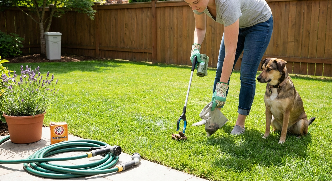 Tips for keeping your yard clean and fresh between poop scoop visits